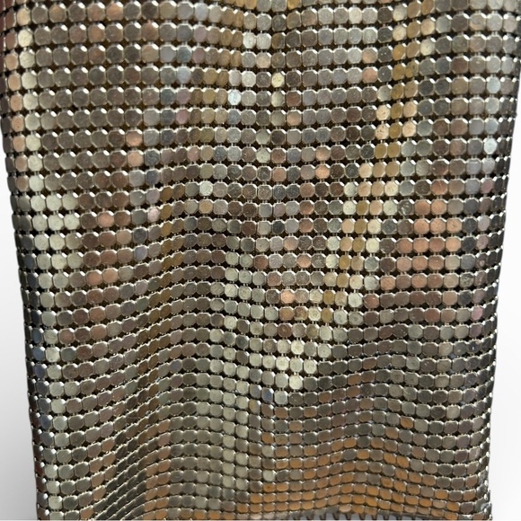 1940s Whiting And Davis Drawstring Mesh Evening Bag - Picture 5 of 9